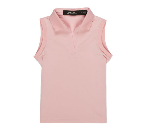 Polo Golf Ralph Lauren Air Tech Sleeveless Pique Girls Golf Polo