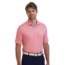 Load image into Gallery viewer, Fairway & Greene Palmetto Print Mens Golf Polo - Coral/XXL
- 1