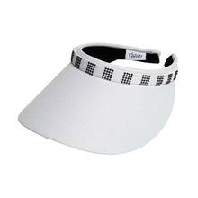 Load image into Gallery viewer, GloveIt Bling Slide On Womens Visor - White/One Size
- 2