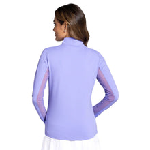 Load image into Gallery viewer, Ibkul Essential Solid Mock LS Womens Golf QZ
- 7