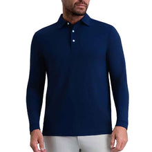 Load image into Gallery viewer, Ibkul Essential Solid LS Mens Golf Polo - Classic Navy/XXL
- 5