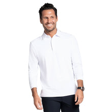 Load image into Gallery viewer, Ibkul Essential Solid LS Mens Golf Polo - White/XL
- 3
