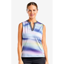 Load image into Gallery viewer, NVO Vivian Mock Sleeveless Womens Golf Polo - Cobalt/L
- 3