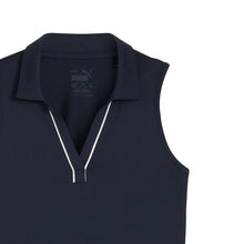 Load image into Gallery viewer, Puma Cloudspun Piped Sleeveless Girls Golf Polo
 - 3