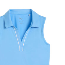 Load image into Gallery viewer, Puma Cloudspun Piped Sleeveless Girls Golf Polo
 - 6