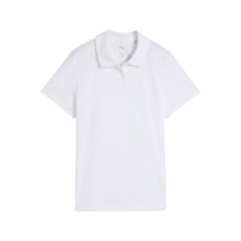 Load image into Gallery viewer, Puma Pure Short Sleeve Girls Golf Polo - White Glow/L
 - 1