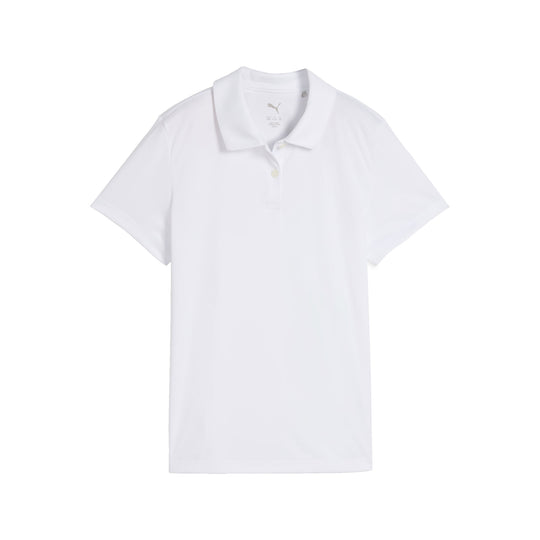 Puma Pure Short Sleeve Girls Golf Polo