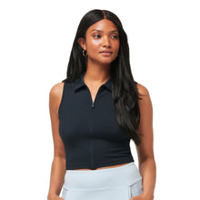Load image into Gallery viewer, Travis Mathew Midline Womens Sleeveless Golf Polo - Black/L
- 1