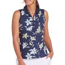 Load image into Gallery viewer, Puma Golf Mattr Lily Floral Womens SL Golf Polo - Deep Navy/L
- 1
