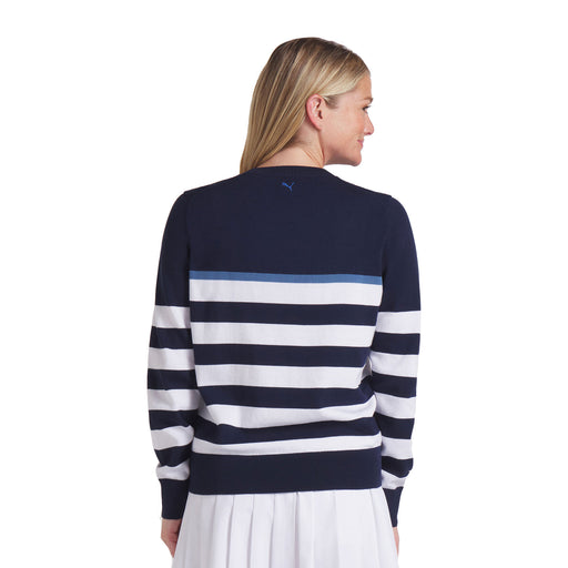 Puma Golf Resort Stripe Womens Golf Sweater