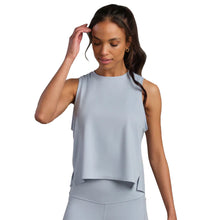 Load image into Gallery viewer, Rhone Serene Womens Tennis Tank - Blue Dawn/L
- 3
