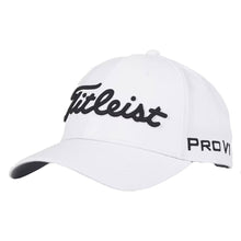 Load image into Gallery viewer, Titleist Tour Performance Mens Golf Hat 2025 - White/Black/One Size
- 8