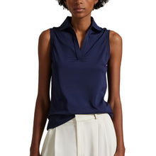 Load image into Gallery viewer, RLX Polo Golf Air Tech Scallop SL Womens Golf Polo - Refined Navy/L
- 8