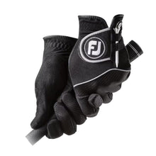 Load image into Gallery viewer, FootJoy RainGrip Pair Black Mens Golf Gloves 25 - Pair/XXL
- 3