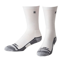 Load image into Gallery viewer, FootJoy ProDry Mens Crew Golf Socks - White/7-12
- 3