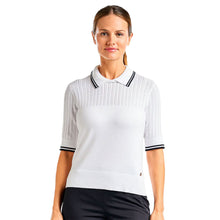 Load image into Gallery viewer, NVO Vy Light Womens Golf Sweater Polo - White/M
 - 1