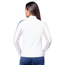 Load image into Gallery viewer, Ibkul Color Block Long Sleeve Mock Womens Golf QZ
- 4