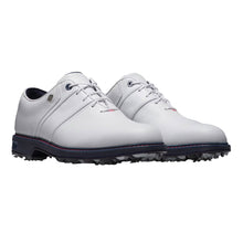 Load image into Gallery viewer, FootJoy Prem Series Packard Spiked M Golf Shoes 1 - White/Pink/Navy/D Medium/14.0
 - 1