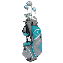 Load image into Gallery viewer, Tour Edge Lady Edge 8P Wmns LH Half Golf Set - Standard/Ladies/Turq/White
 - 1