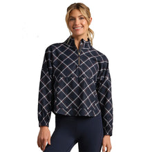 Load image into Gallery viewer, Rhone Mirage Printed Womens Golf Anorak - Navy Windowpane/M
- 1
