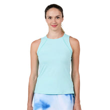 Load image into Gallery viewer, Sofibella Perfect Storm 24 Inch Women Tennis Tank - Blue Light/L
- 1