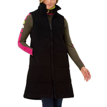 Load image into Gallery viewer, Krimson Klover Kira Fleece Long Womens Vest - Black/L
- 1