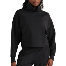 Load image into Gallery viewer, Rhone DreamGlow Mock Neck Womens Golf Pullover - Pure Black Hthr/XL
- 1