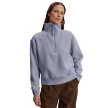 Load image into Gallery viewer, Varley Jaylin Fleece Womens 1/2 Zip Pullover - Glacier Blue/L
- 1