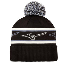 Load image into Gallery viewer, Mizuno Tour Knit Pom Unisex Winter Golf Hat - Black/One Size
- 1