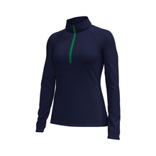 Load image into Gallery viewer, Under Armour Fusion Ottoman Womens Golf 1/4 Zip - Midnt Ny/Accent/L
- 1