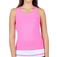 Load image into Gallery viewer, Sofibella Style Icons Racerback Women Tennis Tank - Super Pink/L
- 2