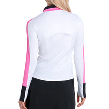 Load image into Gallery viewer, Lucky In Love Zip Drive QZ LS Womens Golf Pullover
- 2