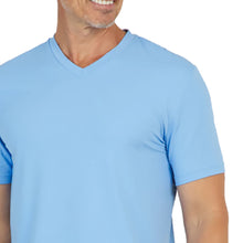 Load image into Gallery viewer, Ibkul Solid Short Sleeve V Neck Mens Tennis Shirt
- 3