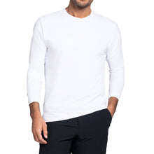 Load image into Gallery viewer, Ibkul Long Sleeve Crewneck Mens Tennis T-Shirt - White/XL
- 7