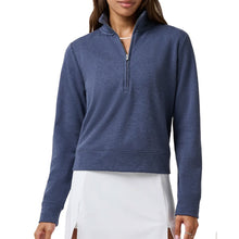 Load image into Gallery viewer, Travis Mathew Cloud Half Zip 2.0 Wns Golf Pullover - Hthr Navy Blazr/XL
- 4