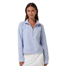 Load image into Gallery viewer, Travis Mathew Cloud Half Zip 2.0 Wns Golf Pullover - Hthr Soft Blue/XL
- 7