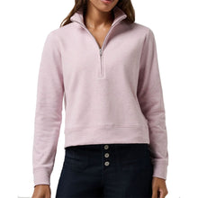 Load image into Gallery viewer, Travis Mathew Cloud Half Zip 2.0 Wns Golf Pullover - Hthr Violet Ice/L
- 1
