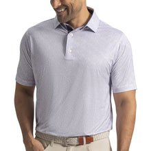 Load image into Gallery viewer, FootJoy Speckle Print Lisle Mens Golf Polo - Dusty Violet/Wt/XXL
- 1