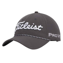 Load image into Gallery viewer, Titleist Tour Breezer Mens Golf Hat - Charcoal/White
- 4