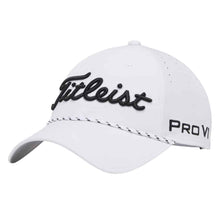 Load image into Gallery viewer, Titleist Tour Breezer Mens Golf Hat - White/Black
- 6