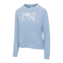 Load image into Gallery viewer, Greg Norman Golf Life Layering Womens Pullover - Blue Haze Hthr/L
- 1