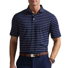 Load image into Gallery viewer, RLX Ralph Lauren Yarn-Dyed Tour Piq Mn Golf Polo - Refin Nvy Multi/XL
- 4