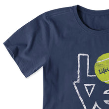 Load image into Gallery viewer, Life Is Good Love Tennis Shortsleeve Women T-Shirt
- 3