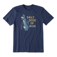 Load image into Gallery viewer, Life Is Good Daily Dose of Iron SS Mens T-Shirt - Darkest Blue/XXL
- 1