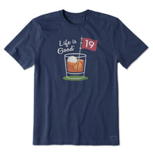 Load image into Gallery viewer, Life Is Good 19th Hole Cocktail SS Mens T-Shirt - Darkest Blue/XXL
- 1