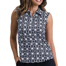 Load image into Gallery viewer, Ibkul Carolyn Sleeveless Womens Golf Polo - Black/XL
- 1