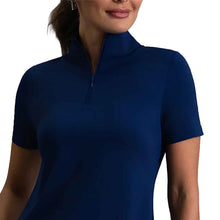 Load image into Gallery viewer, Ibkul Essential Solid SS Mock Womens Golf QZ
- 6