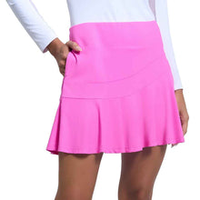 Load image into Gallery viewer, Ibkul Solid Flounce 16.5 inch Womens Golf Skort - Hot Pink/XL
- 7