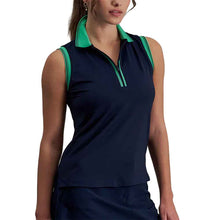 Load image into Gallery viewer, B. Draddy Kimmy Performance Womens Golf Polo - Nauti/L
- 1