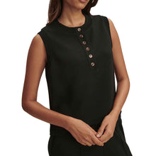 Load image into Gallery viewer, Varley Marla Button Placket Womens Tank - Black/L
- 4